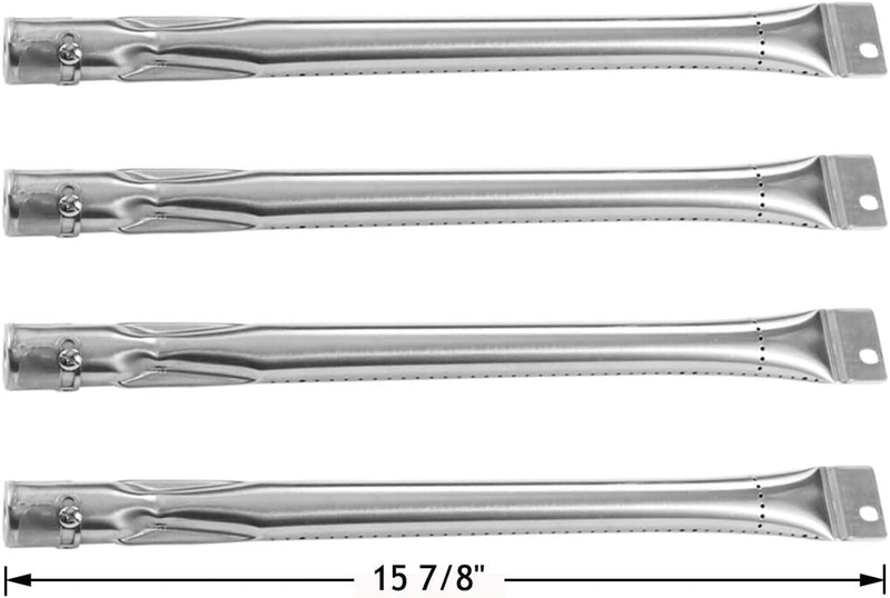 Burner Tube KB846 for Charmglow Brinkmann Uniflame 15 7/8 Inch Set of 4