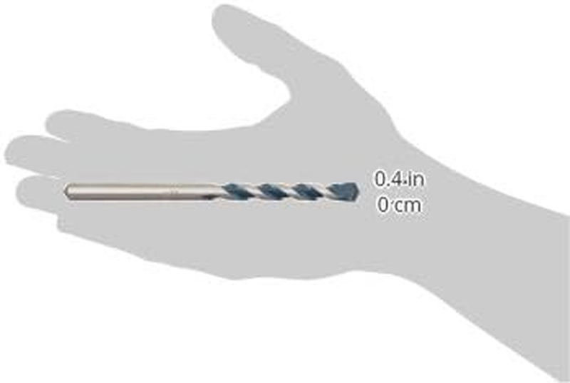HCBG12 Blue Granite Hammer Drill Bit Carbide Tip 3/8 x 4 x 6-Inch