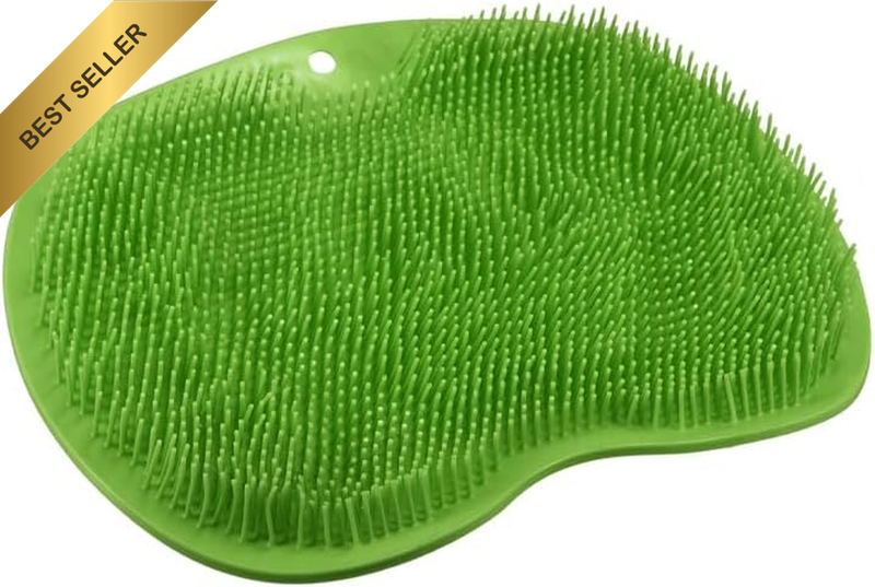 Foot Back Body Scrubber Massager Pad Shower Bath Exfoliating Brush Cleaning Mat