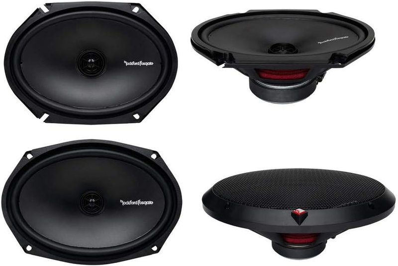 2)  R168X2 6X8" 110W + 2) R169X2 6X9" 130W 2Way Coaxial Speakers
