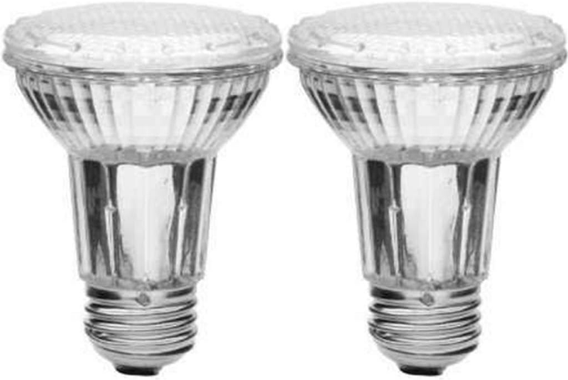 2-Bulbs PAR20 LED Light, 50W Equivalent, Indoor Outdoor, 110V Flood Bulb E26 Dim