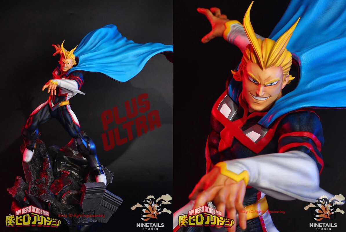 NineTails-Studio My Hero Academia All·Might Statue Combat Form INSTOCK | eBay
