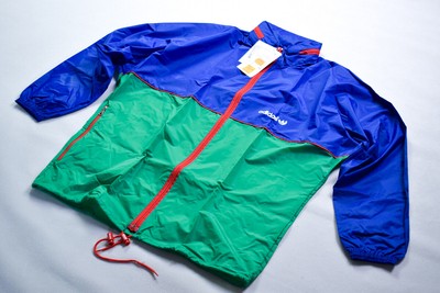 Adidas Regen Jacke Windbreaker Jacket Coat Rain Wear Nylon Vintage 90er 4 XS NEU