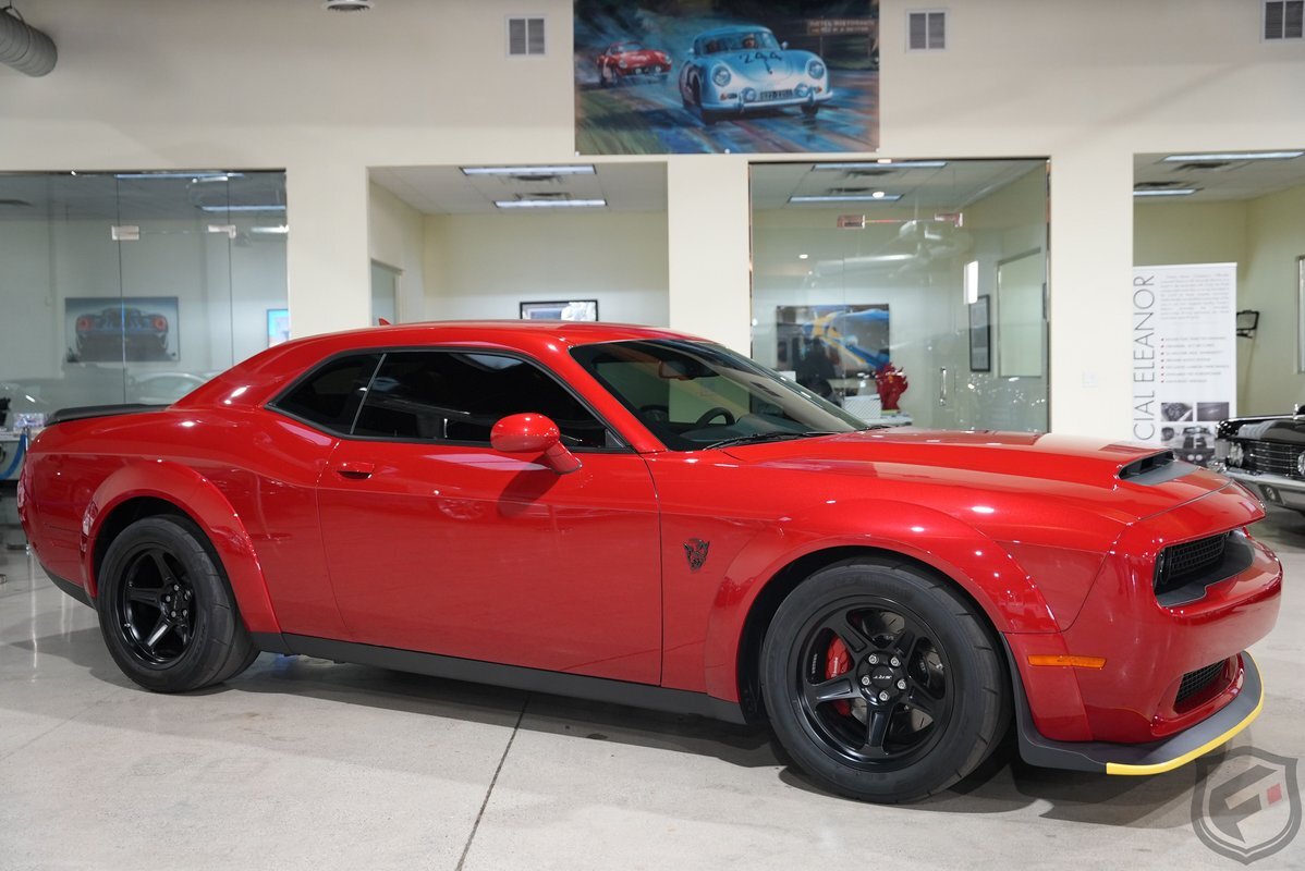 2018 Dodge Challenger SRT Demon RWD 933 Miles Redline  8 Cylinder Engine