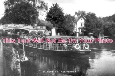 BK 1614 - Salter's SL Cliveden, River Thames, Berkshire