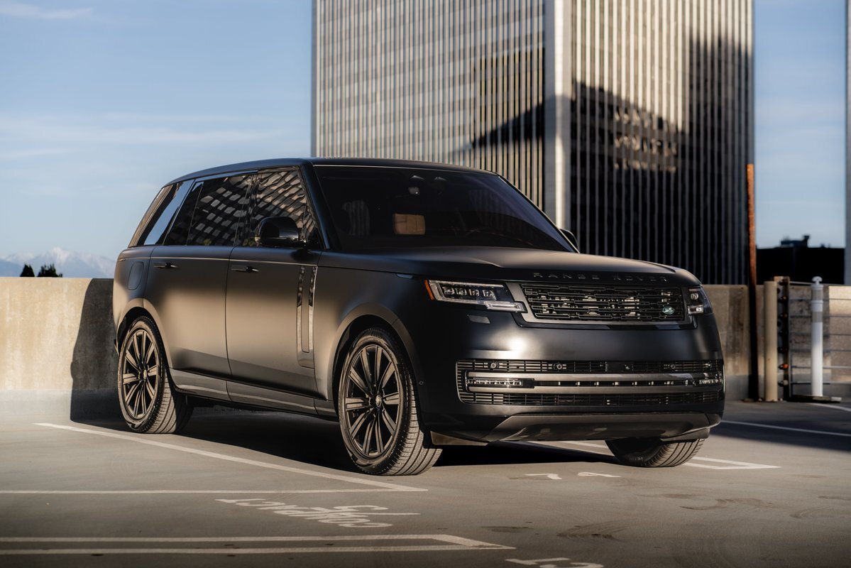 2023 Land Rover Range Rover Lwb 100 Miles Satin Ligurian Black Suv 3.0l