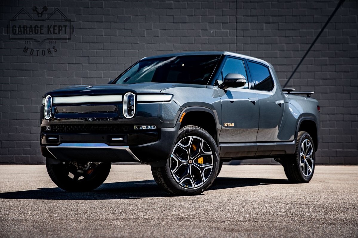 2022 Rivian R1t Launch Edition Gray Truck Electric 479 Miles Used