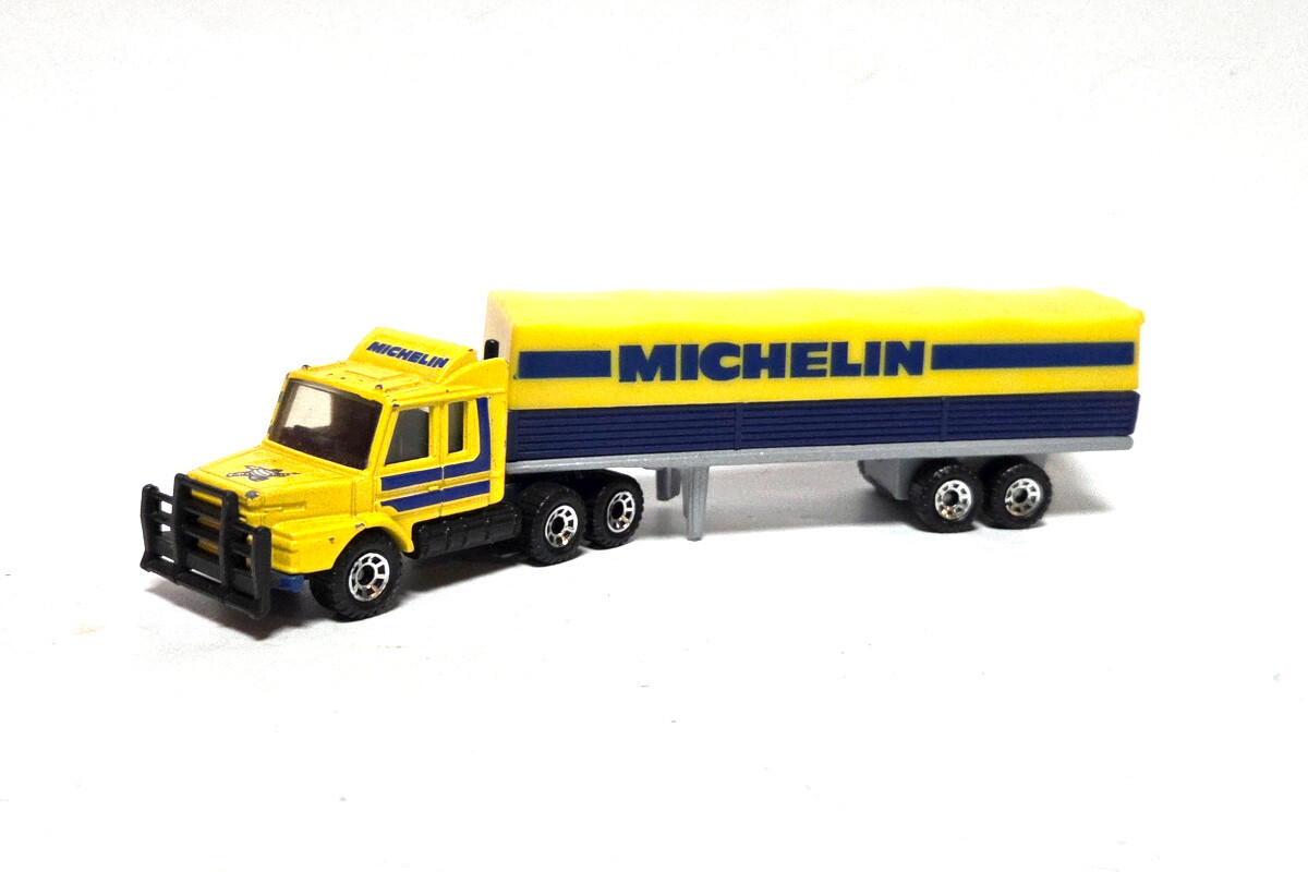 gebraucht! Matchbox No.30 Leyland Articulated Truck LKW silber