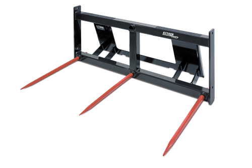 Bale Spear Skid Steer Loader Attachment