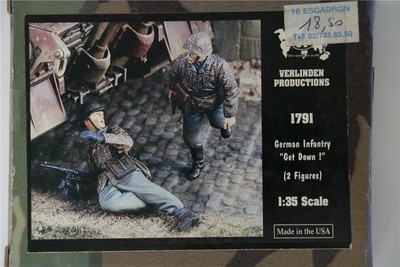 VERLINDEN PRODUCTIONS 1791 1/35 German Infantry Get Down