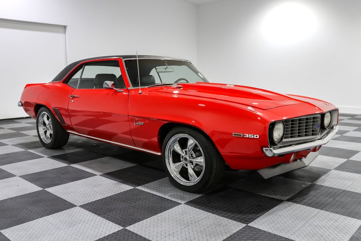 1969 Chevrolet Camaro  48000 Miles RED Coupe 350ci V8 200 4R Automatic Overdrive