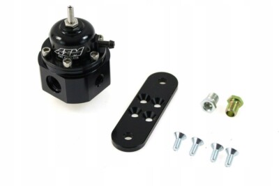 fuel pressure regulator aem electronics 1000hp 1,5-10 bar an6 black M-7102