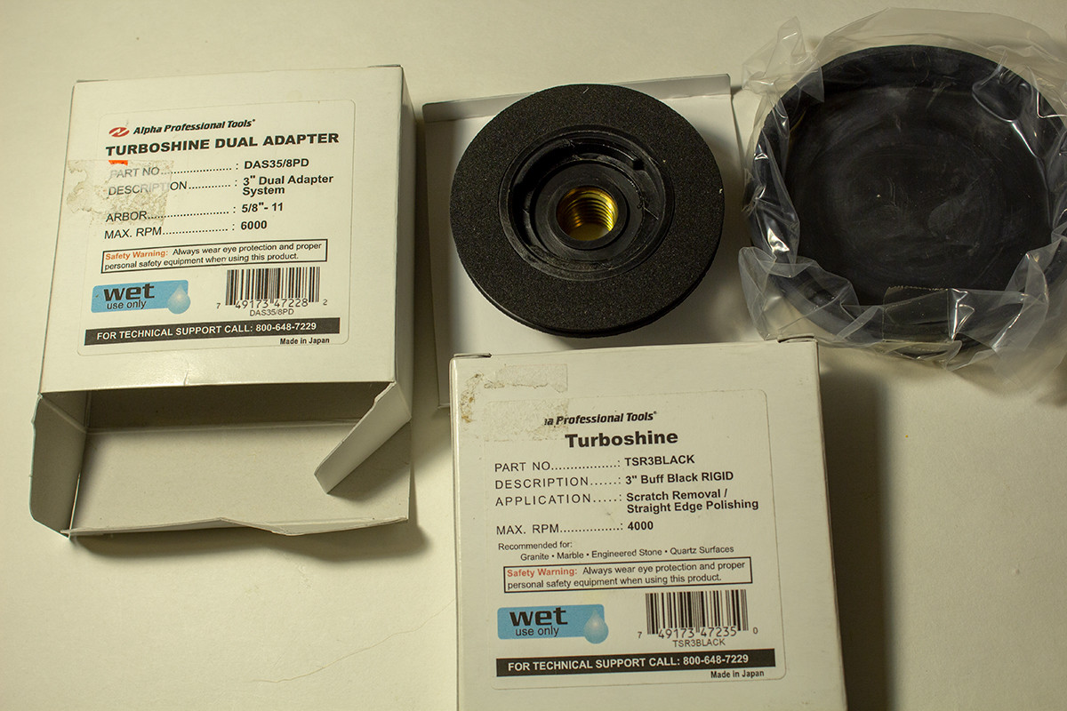 Alpha Turboshine Polisher Kit For Granite, Marble, Engineered Stone & Quartz