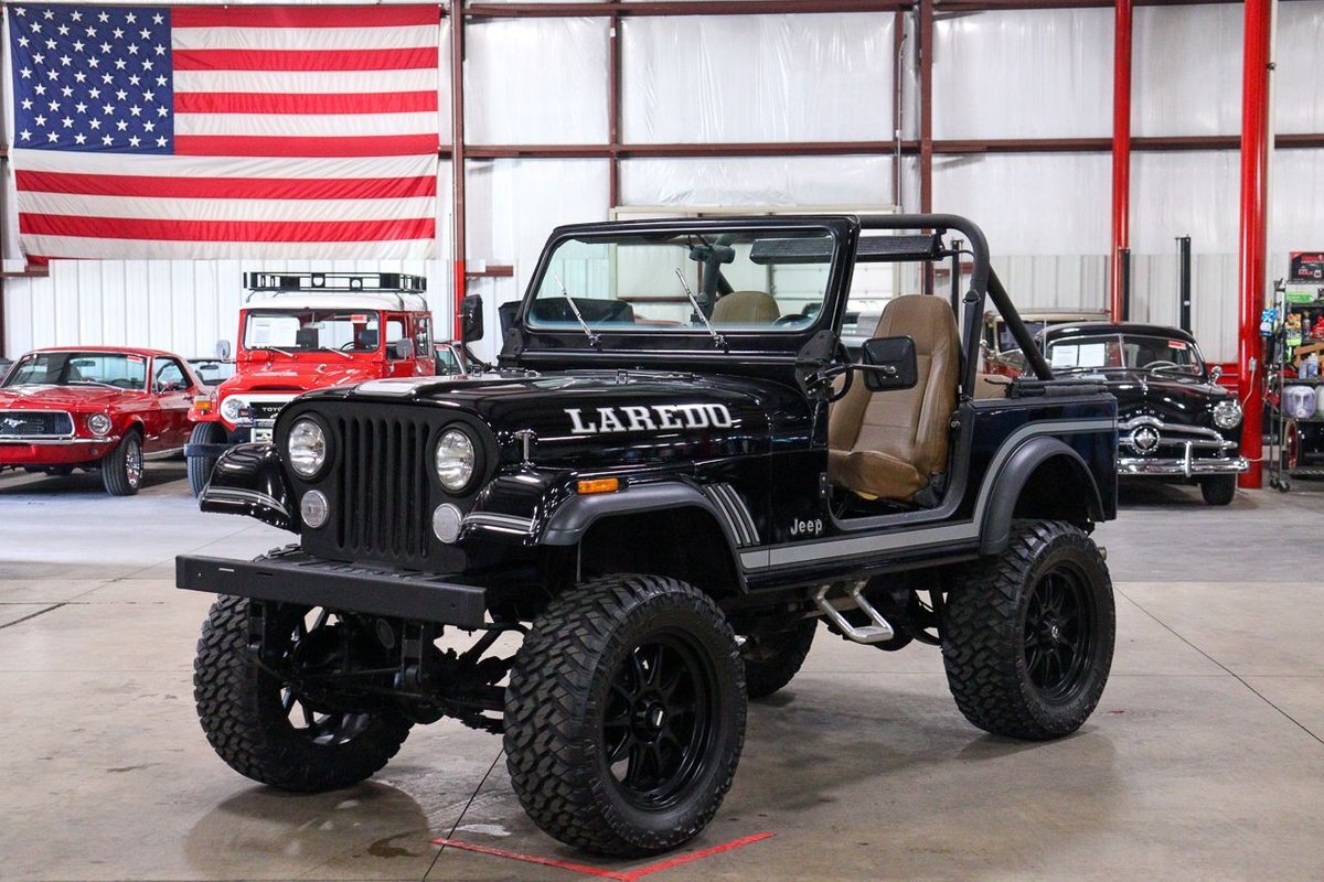 1985 Jeep CJ-7 Laredo 177858 Miles Black Jeep 4.2L I6 Automatic