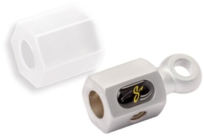 Stinger Heavy Duty 8 Gauge 5/16'' Platinum Ring Terminal with Cover
