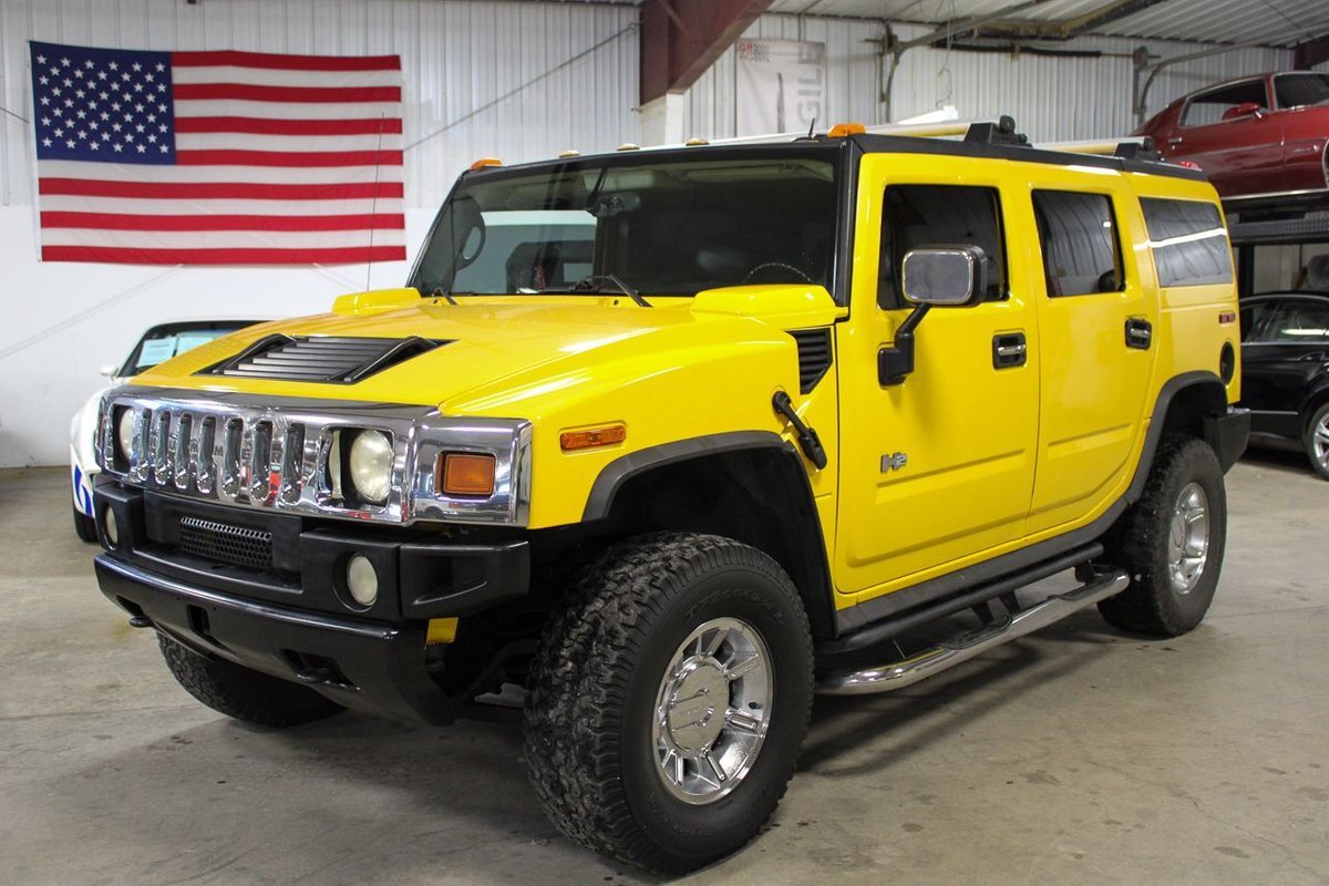 2005 Hummer H2  186030 Miles Yellow SUV 6.0 Automatic