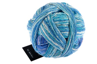   169,50/KG XL Blob 100g From Schoppel 100% Virgin Wool Color 2431 Fuji Lights