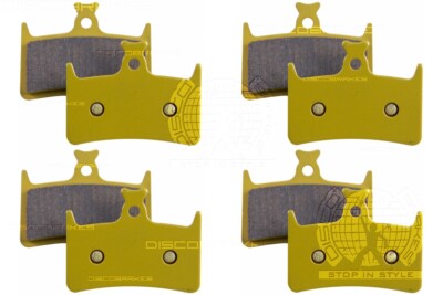 4 Pairs of DiscoBrakes Sintered Pads for Hope E4 HopeE4 Disc Brake, MTB Bicycle