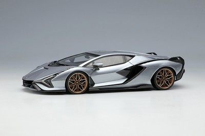 Make Up EM533E 1/43 Lamborghini Sian FKP 37 2019 Silver EIDOLON LIMITED