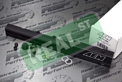 AEM Billet High Volume Fuel Rail Honda Civic Si B16A B16A1 B16A2 B16A3 25-1003BK