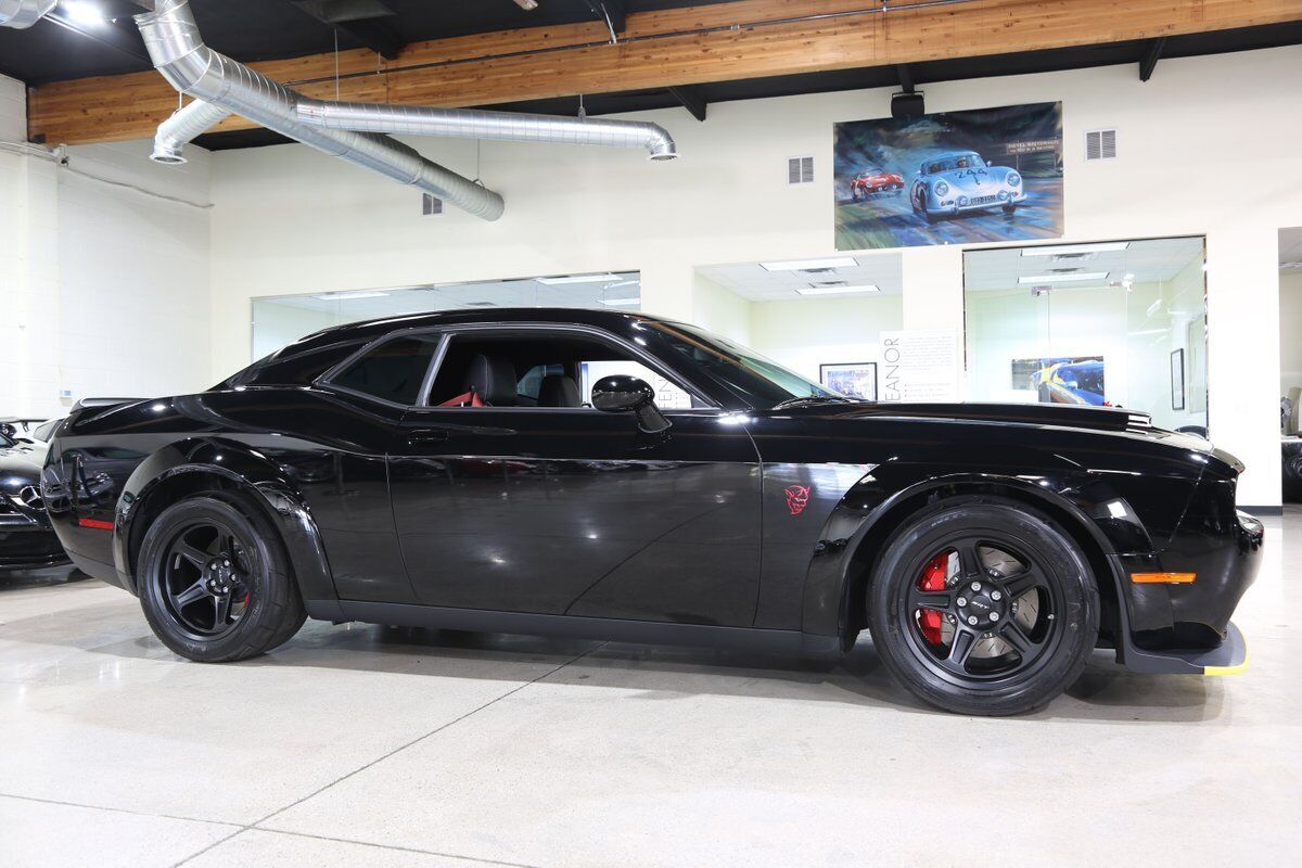 2018 Dodge Challenger SRT Demon RWD 228 Miles Black Coupe 8 Cylinder Engine Auto