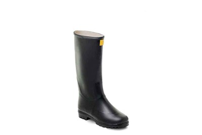 Trento 11 Waterproof Rubber Knee High Boots Black