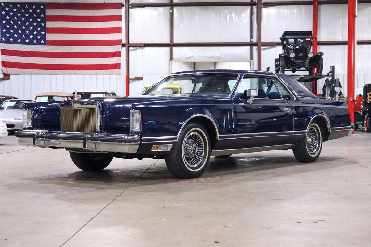 1979 Lincoln Continental Mark V 5842 Miles Dark Blue Coupe 400ci V8 Automatic