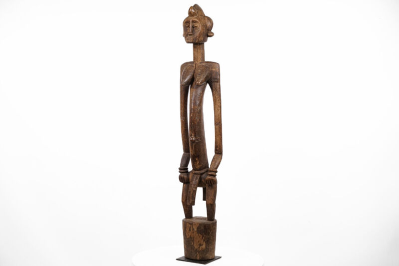 Senufo Rhythm Pounder 45.25" on Base - Ivory Coast - African Art