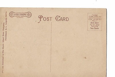 OLD STONE MILL, NEWPORT, RHODES ISLAND, EARLY 1930'S?  POST CARD