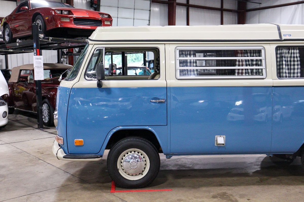 Owner 1972 Volkswagen Westfalia Campmobile 79380 Miles Blue/white Van 4 Cyl Manual