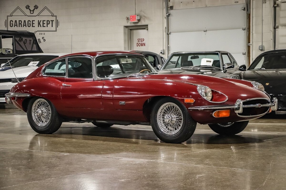 1971 Jaguar E-Type SII Coupe Regency Red Coupe 4.2L I6 60302 Miles