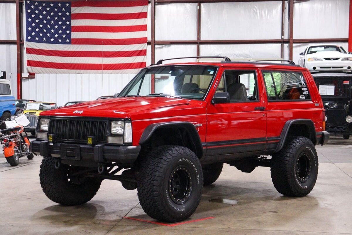 1996 Jeep Cherokee Sport 105777 Miles Red SUV 4.0L 6-Cylinder Automatic