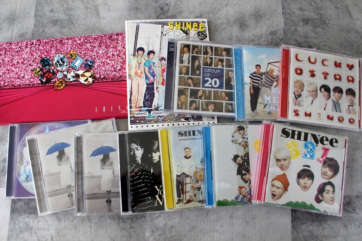 SET x12 SHINee Japan CD DVD Replay 321 Kimi no Seide