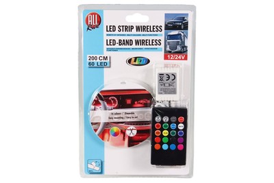 LED-Streifen- und Leisten 200 cm 12V-24V Universalstecker LEDs 60