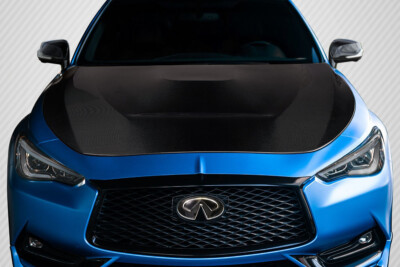 17-21 For Infiniti Q60 GTS Look Carbon Fiber Creations Body Kit- Hood 116718