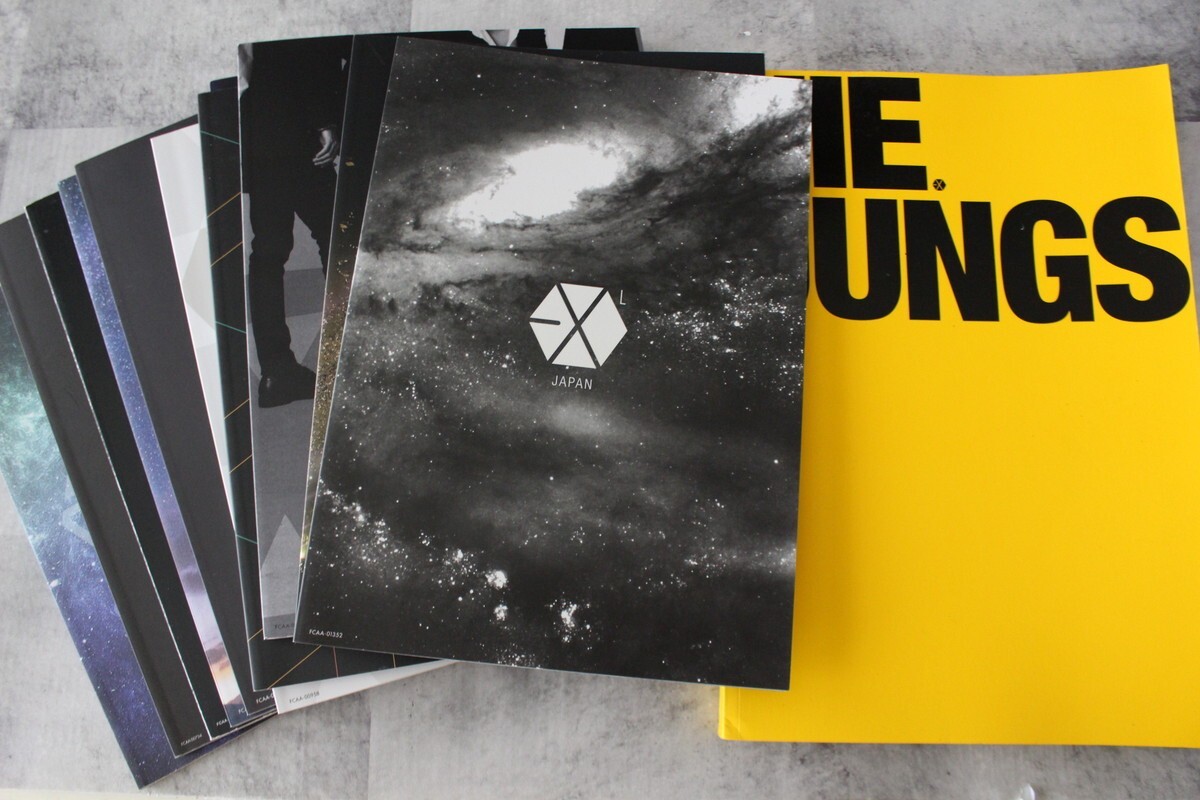 90. EXO 公式写真集 SET x12 EXO Planet of(Japan Offcial Fan Club Book)#1-11+die