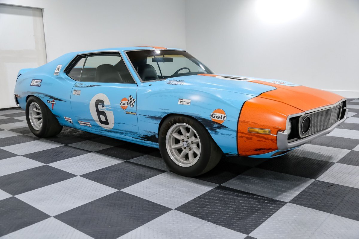 1971 AMC Javelin Experimental 68601 Miles Gulf Blue Coupe NASCAR 401ci V8 727 To