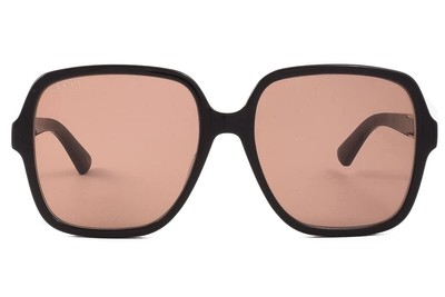 Pre-owned Gucci Gg1189s-004-58 Grey Grey Brown