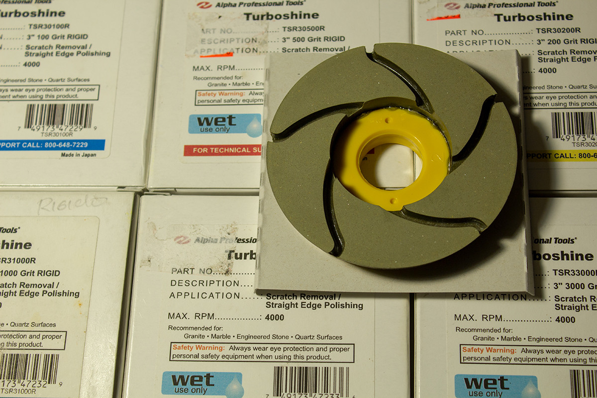 Alpha Turboshine Polisher Kit For Granite, Marble, Engineered Stone & Quartz