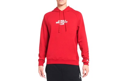 

Мужская флисовая толстовка с капюшоном Jordan Red Dri-FIT Sport BC Graphic (DQ7330 687), Красный