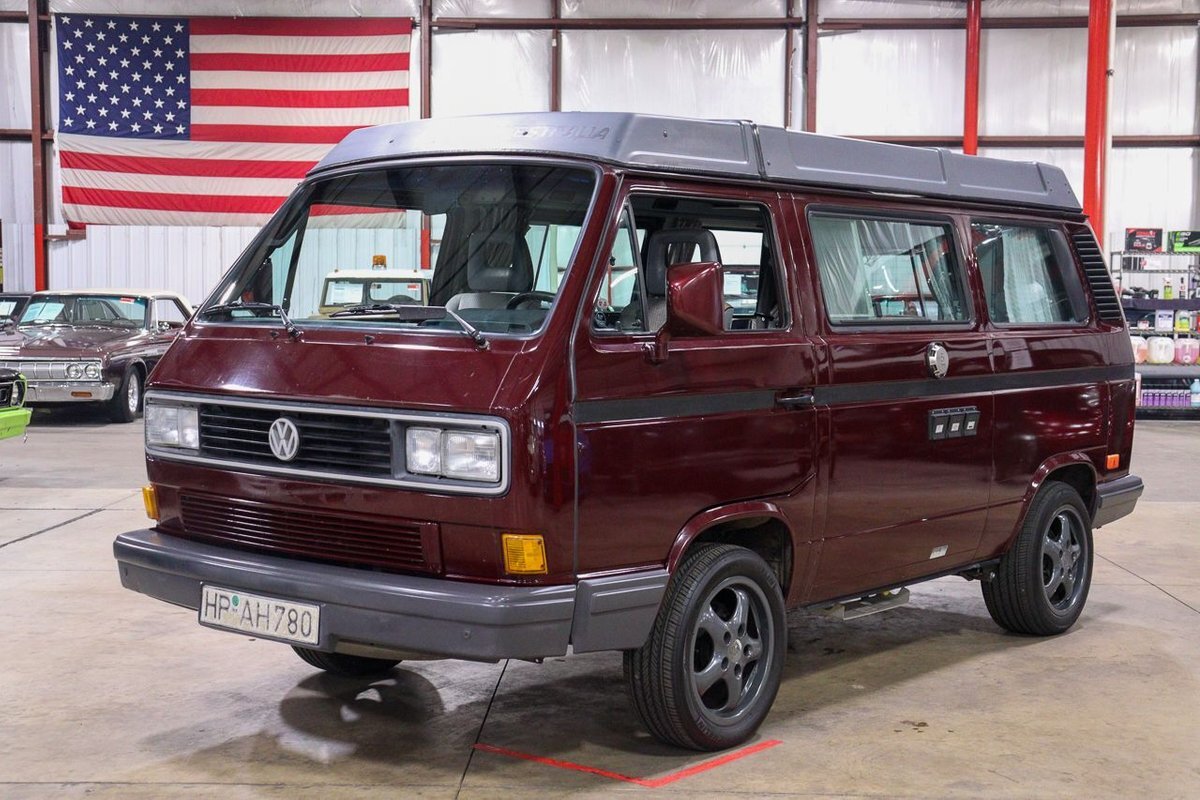 1990 Volkswagen Westfalia  160144 Miles Bordeaux Red Metallic Van 2.1L H4 3-Spee