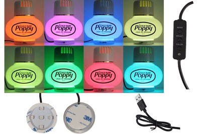 LED Beleuchtung für original Poppy Lufterfrischer 5 V - USB-Anschluss RGB