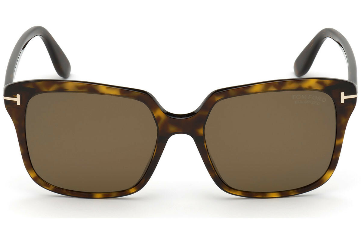 Pre-owned Tom Ford Faye-02 Ft 0788 Tf 788 52h Havana Polarized 56 Mm In Brown