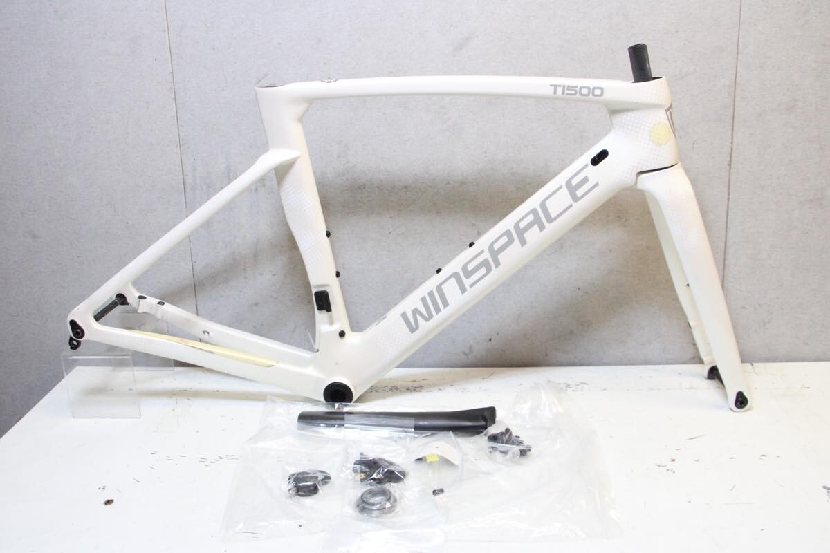 ジャンク winspace t1500 フレーム ホワイト サイズM Winspace ウィンスペース T1550 2nd Gen ホワイト/シルバー