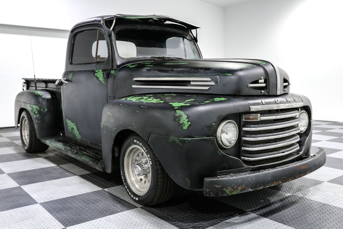 1949 Ford F1  79994 Miles Black  396 V8 700R4 Automatic