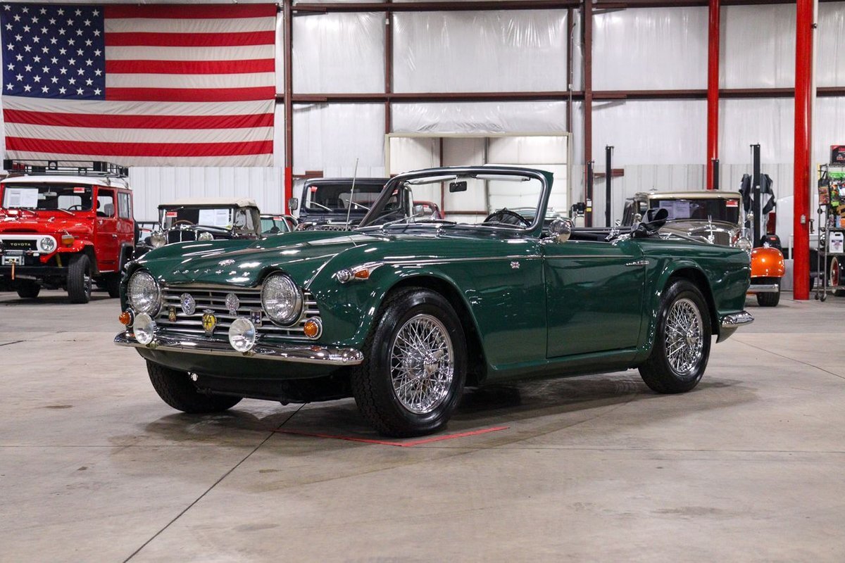 1965 Triumph TR4A Convertible 52834 Miles British Racing Green Convertible 2.1L