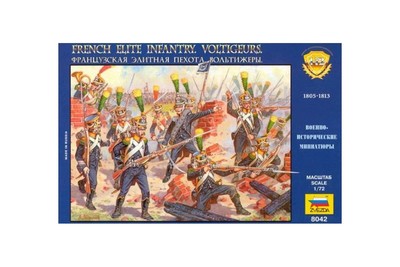 ZVEZDA 8042 1/72 French Voltigeurs Elite Infantry 1805-1813