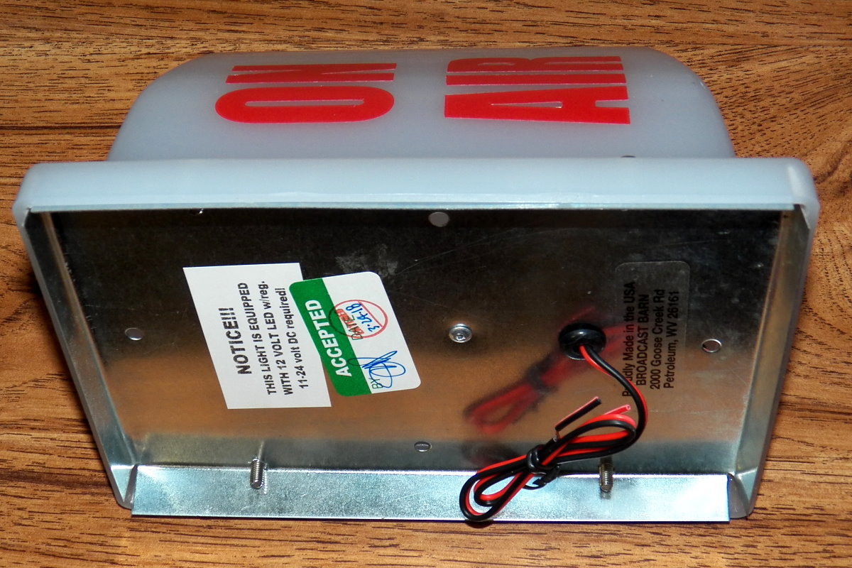 3 sided broadcast radio station ON AIR studio lighted sign 11~24 volt BUY NOW!