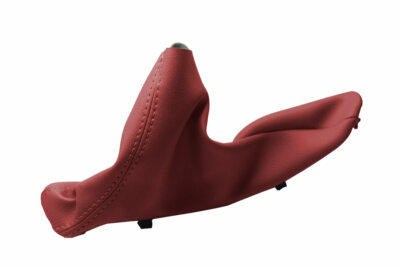 Fits 14-19 BMW F30 31 32 33 34 35 M PVC Leather E Brake Boot Cover Red