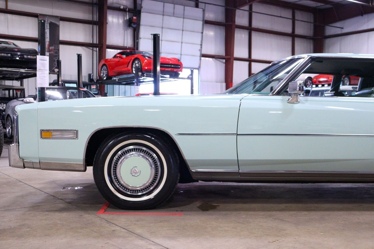 Owner 1977 Cadillac Eldorado Coupe 76447 Miles Seamist Green Coupe 425 V8 Automatic